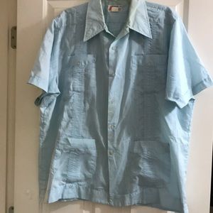 Vintage Mens Italian Cabana Wear Shirt